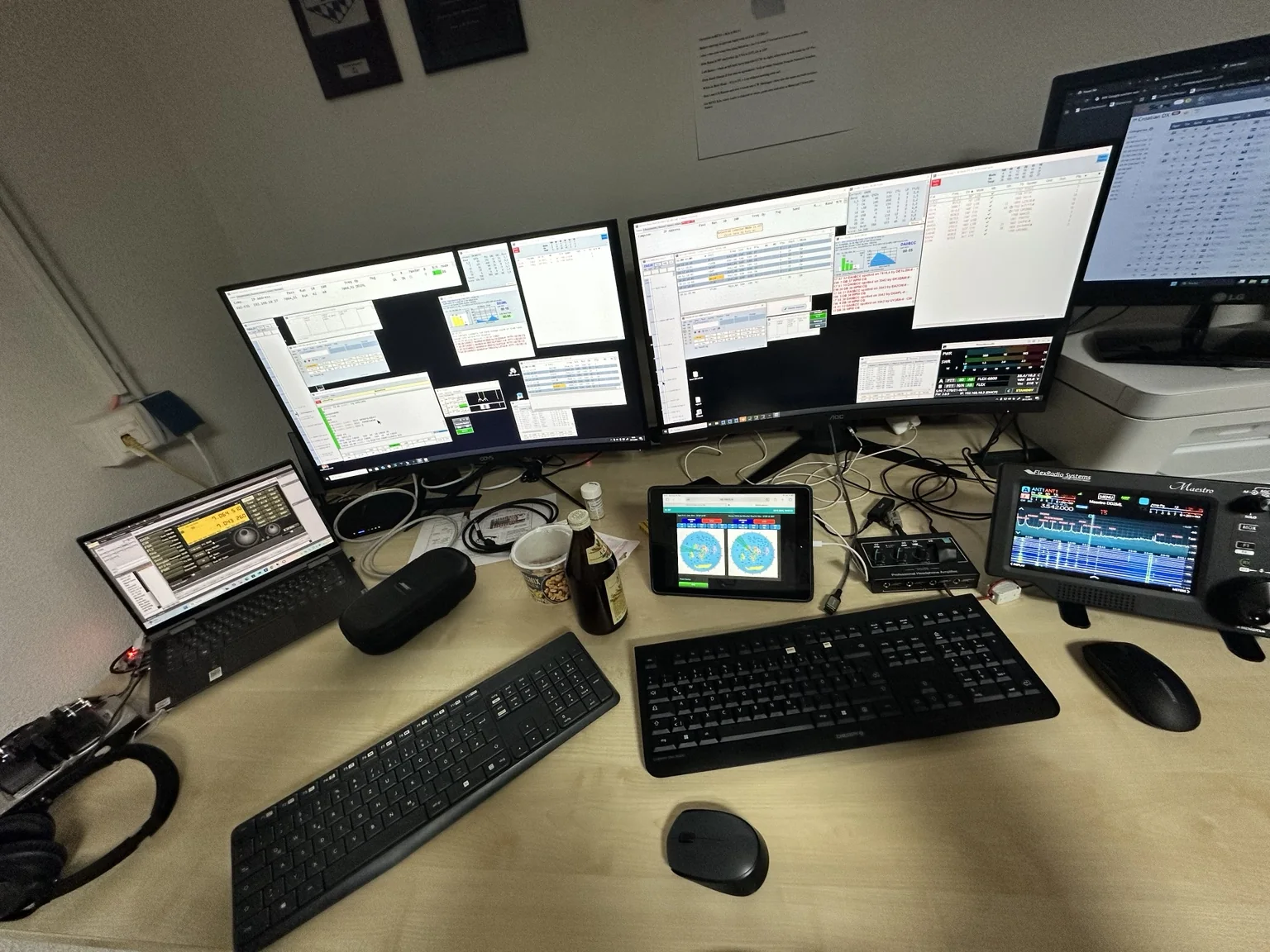 DD2ML contest operating desk